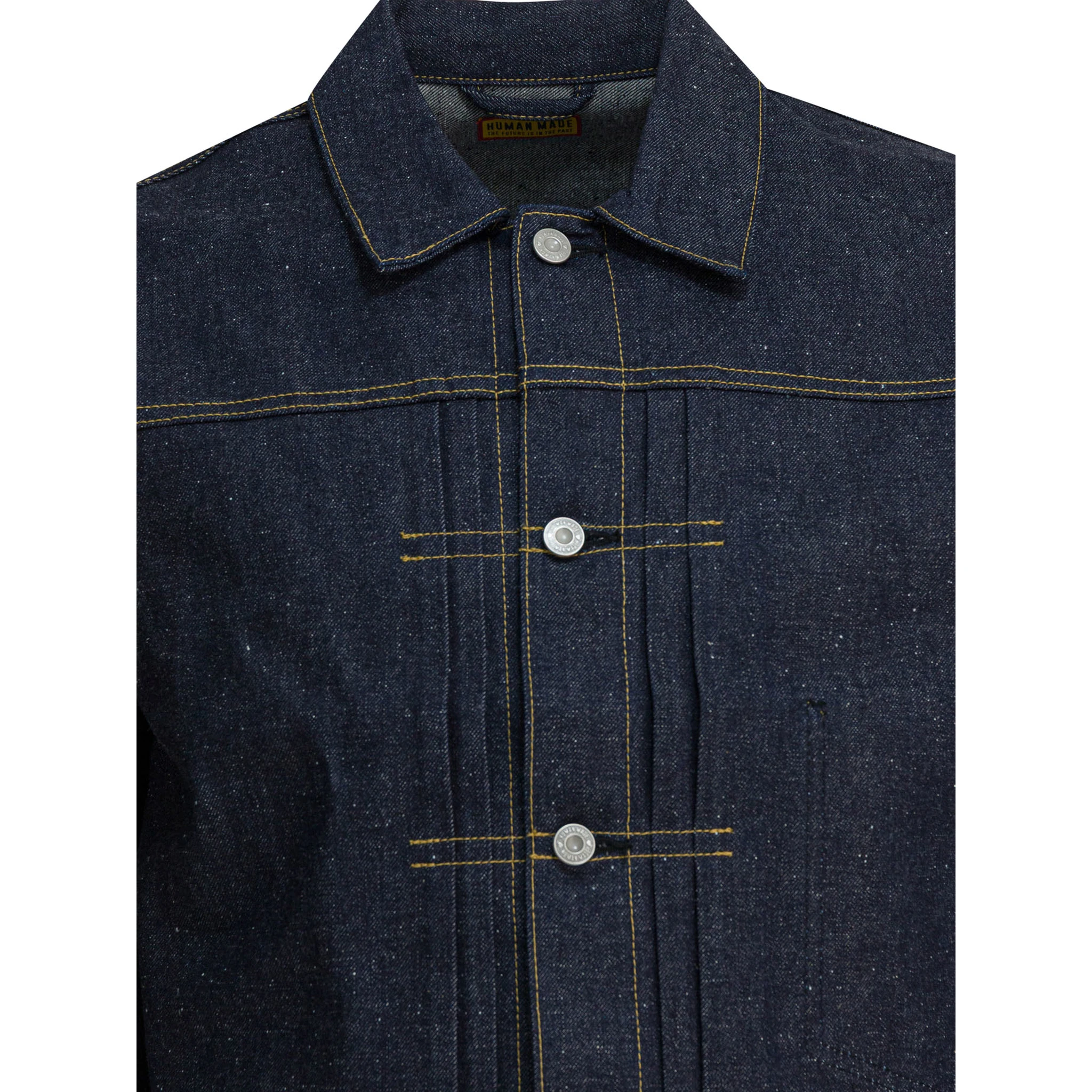 Denim overshirt jacket