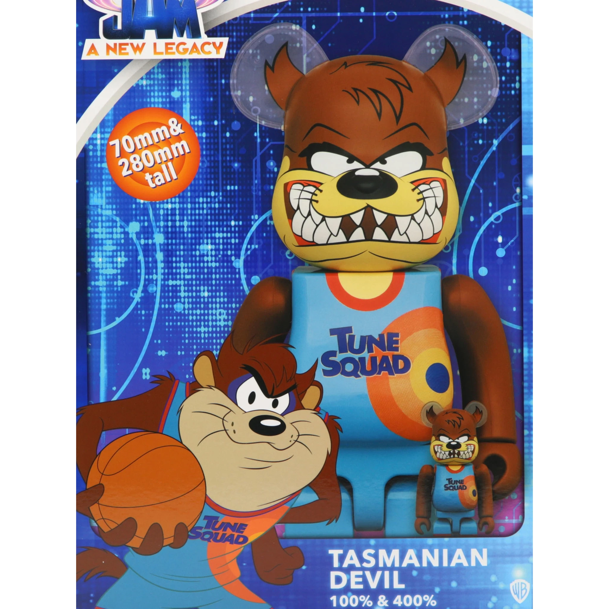 لعبة "Be@rbrick Tasmanian Devil Space Jam 400%+100%"