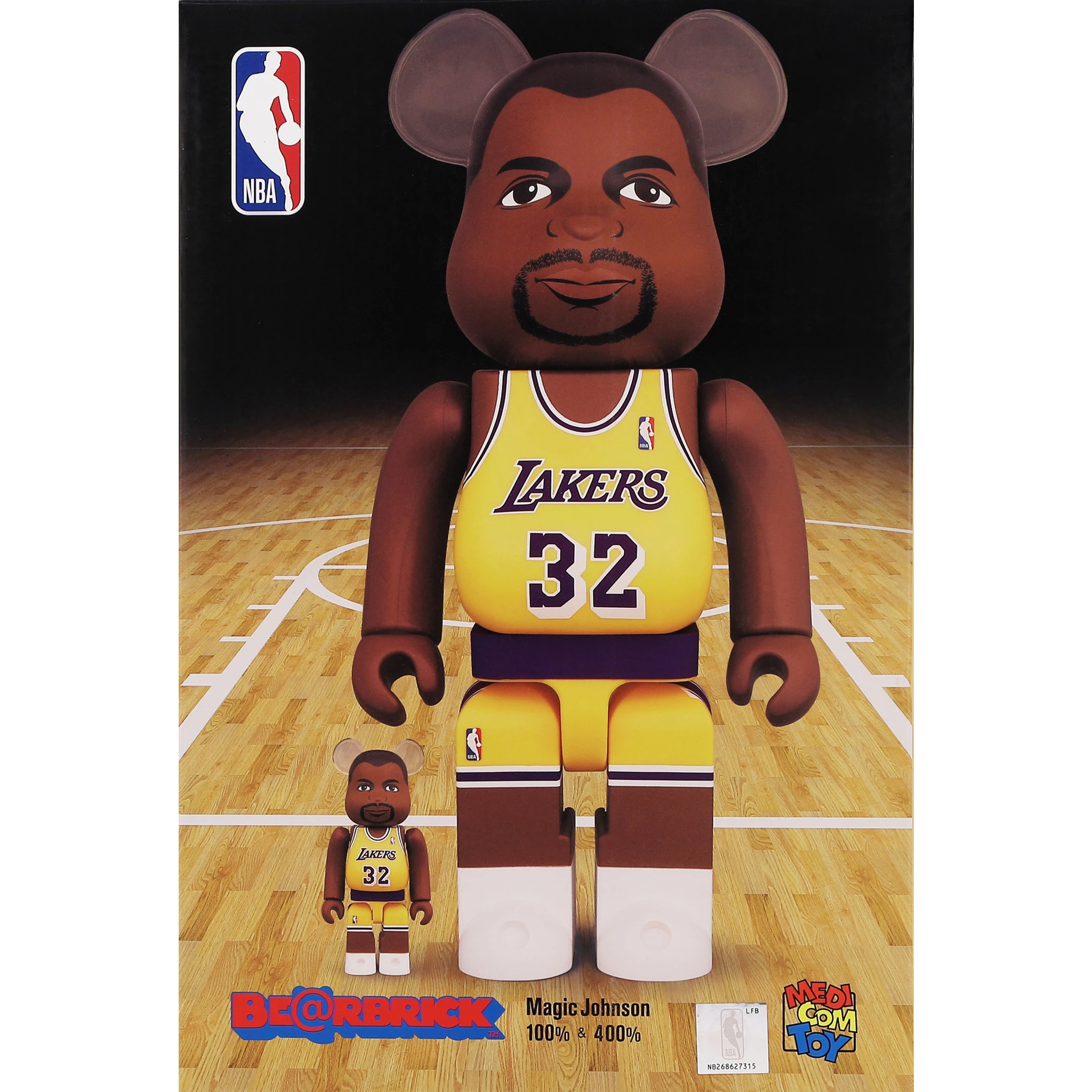 لعبة "Be@rbrick ماجيك جونسون" بحجم 100% و400%