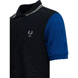 "Comme Des Garçons X Fred Perry" button-down polo shirt