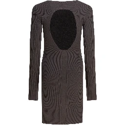 Sheath dress with long sleeves