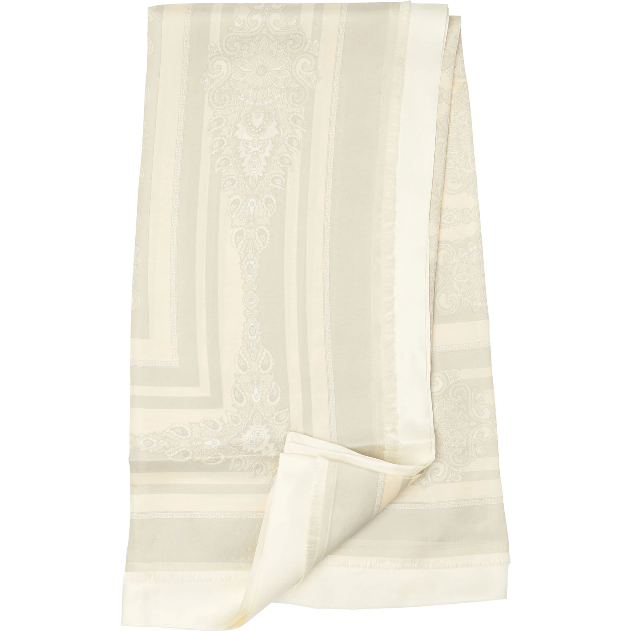 Printed silk scarf