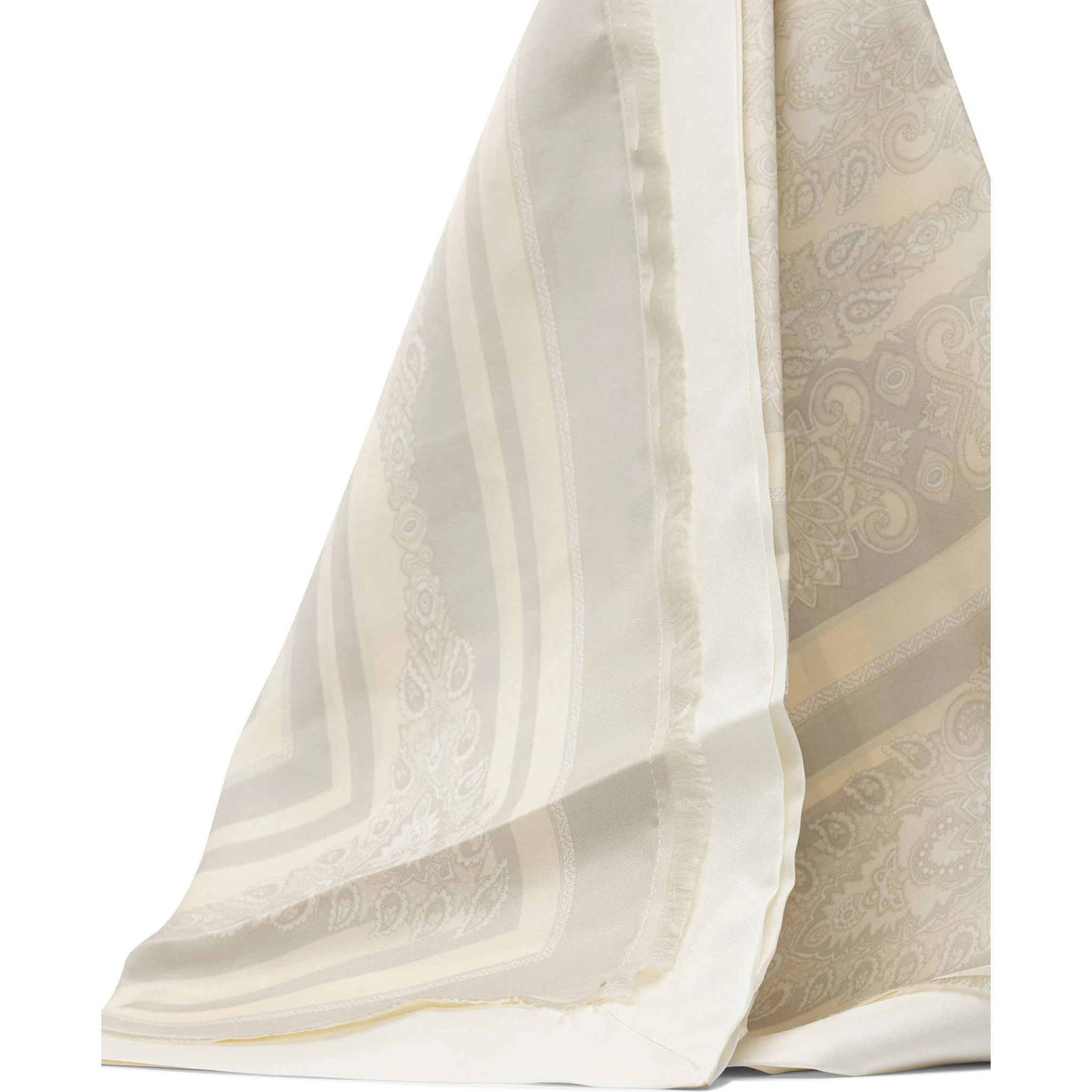 Printed silk scarf