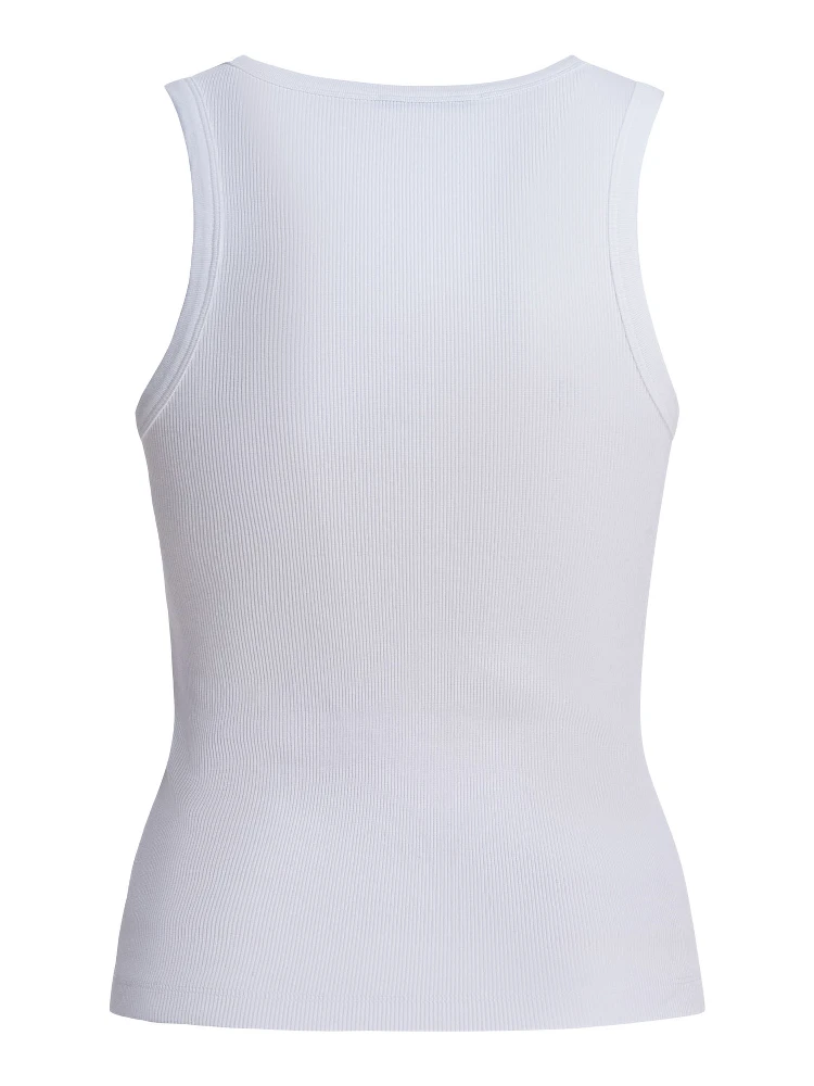 Cotton tank top with logo alternative