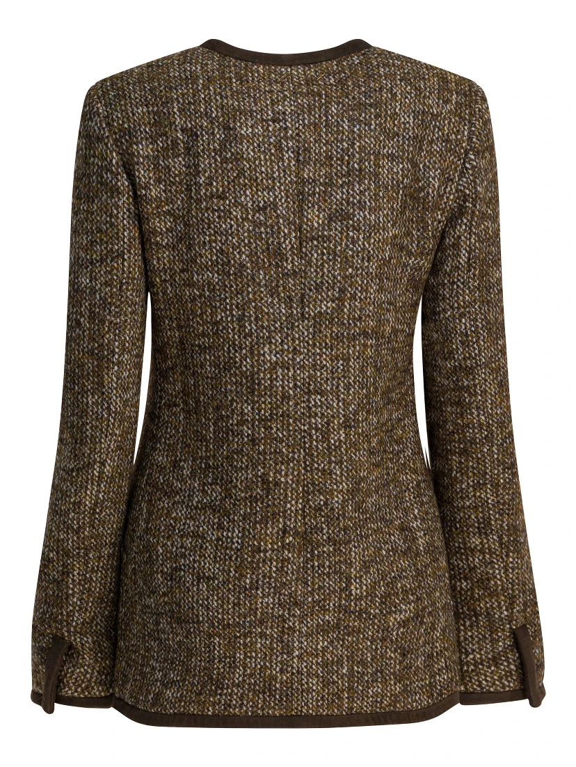 Wool blend jacket