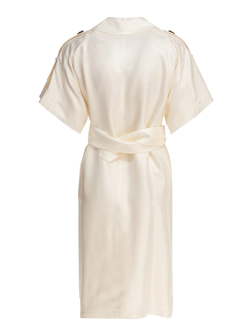 Viscose trench dress