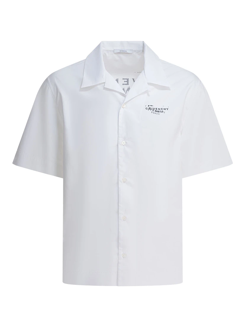 Cotton short-sleeved shirt