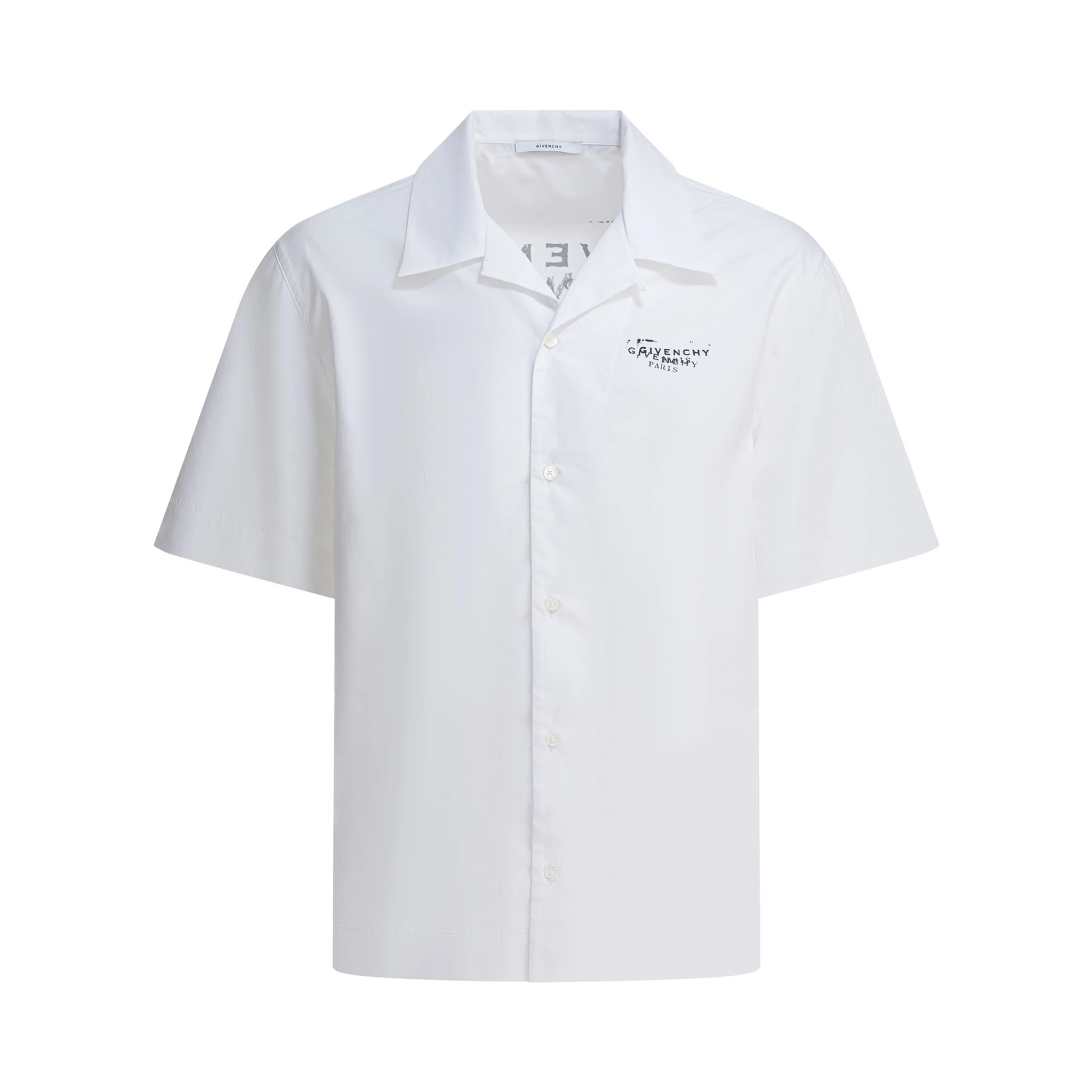 Cotton short-sleeved shirt