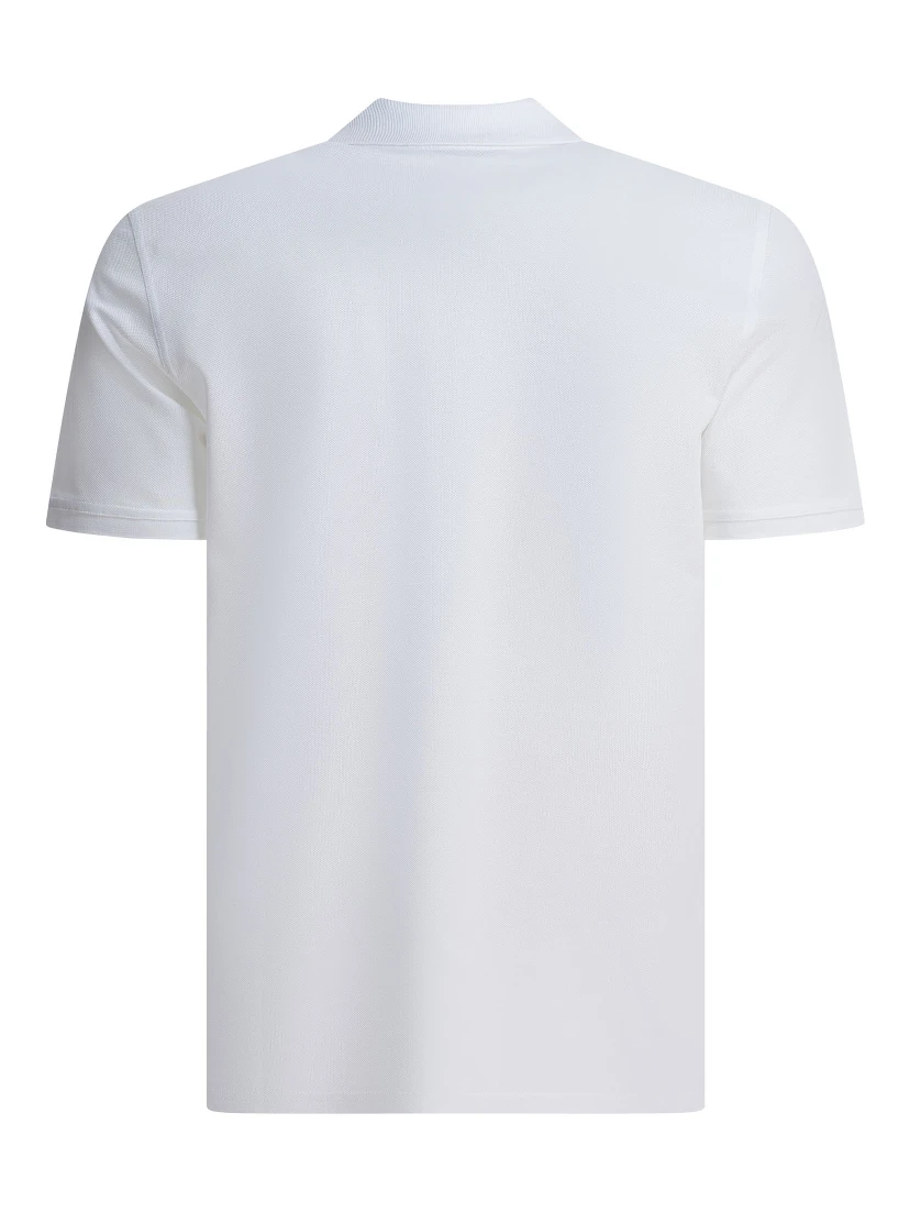 Cotton short-sleeved polo shirt