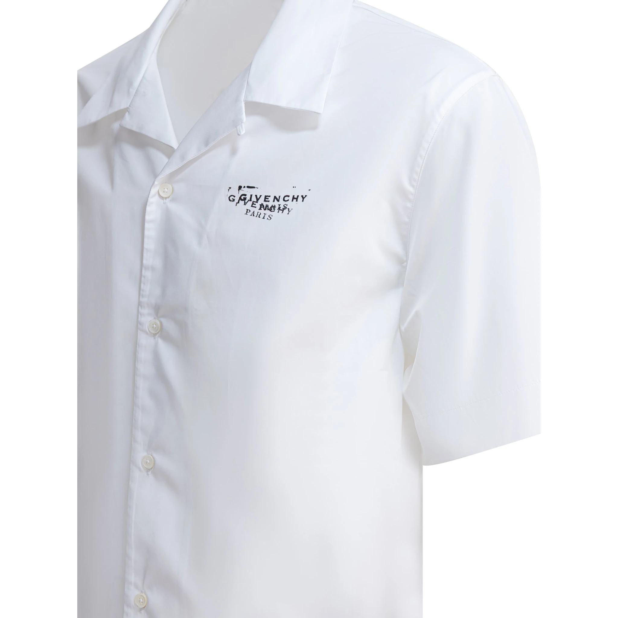 Cotton short-sleeved shirt