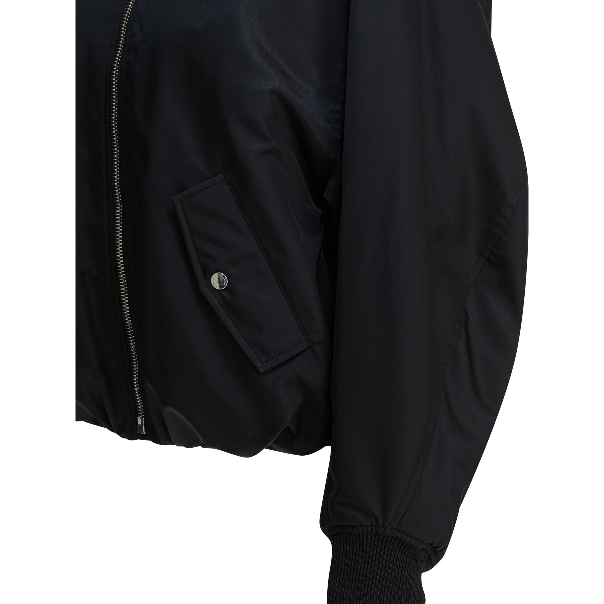 Nylon bomber jacket