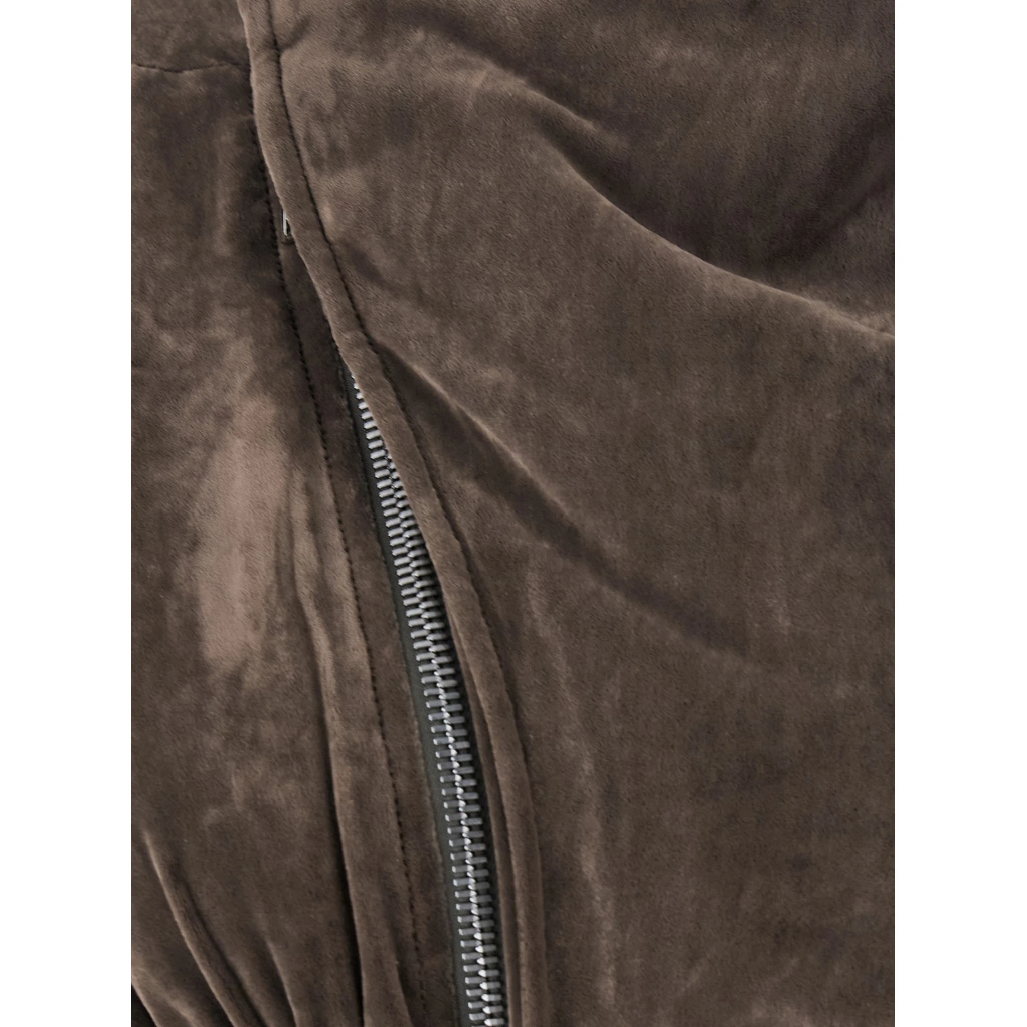 Hollywood Cropped Jacket with Front Zip Closure in Viscose Blend Woman
