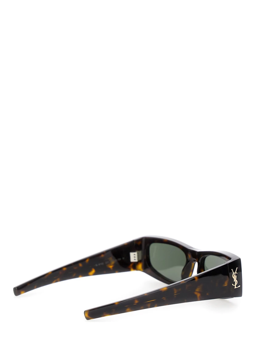 YSL SL M140 Brown Sunglasses with Cassandre in Tortoiseshell Acetate Woman
