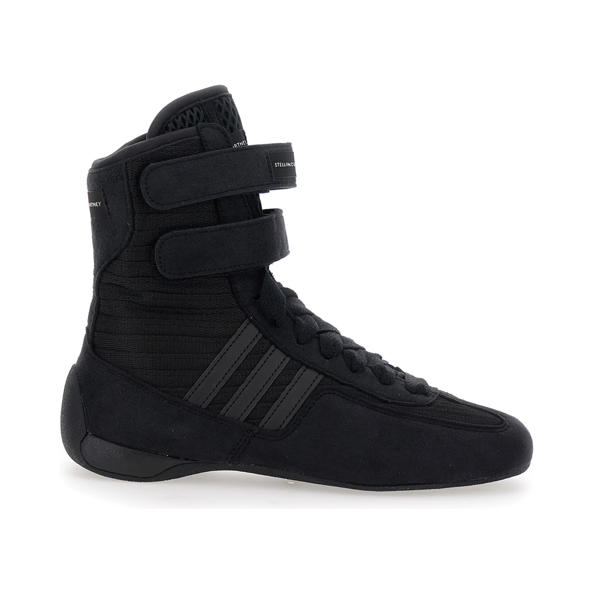 Rasant Black Sneakers with Strap Closure and Logo Detail on the Side in Tech Fabric Woman