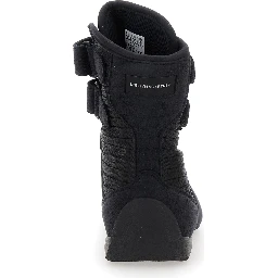 Rasant Black Sneakers with Strap Closure and Logo Detail on the Side in Tech Fabric Woman