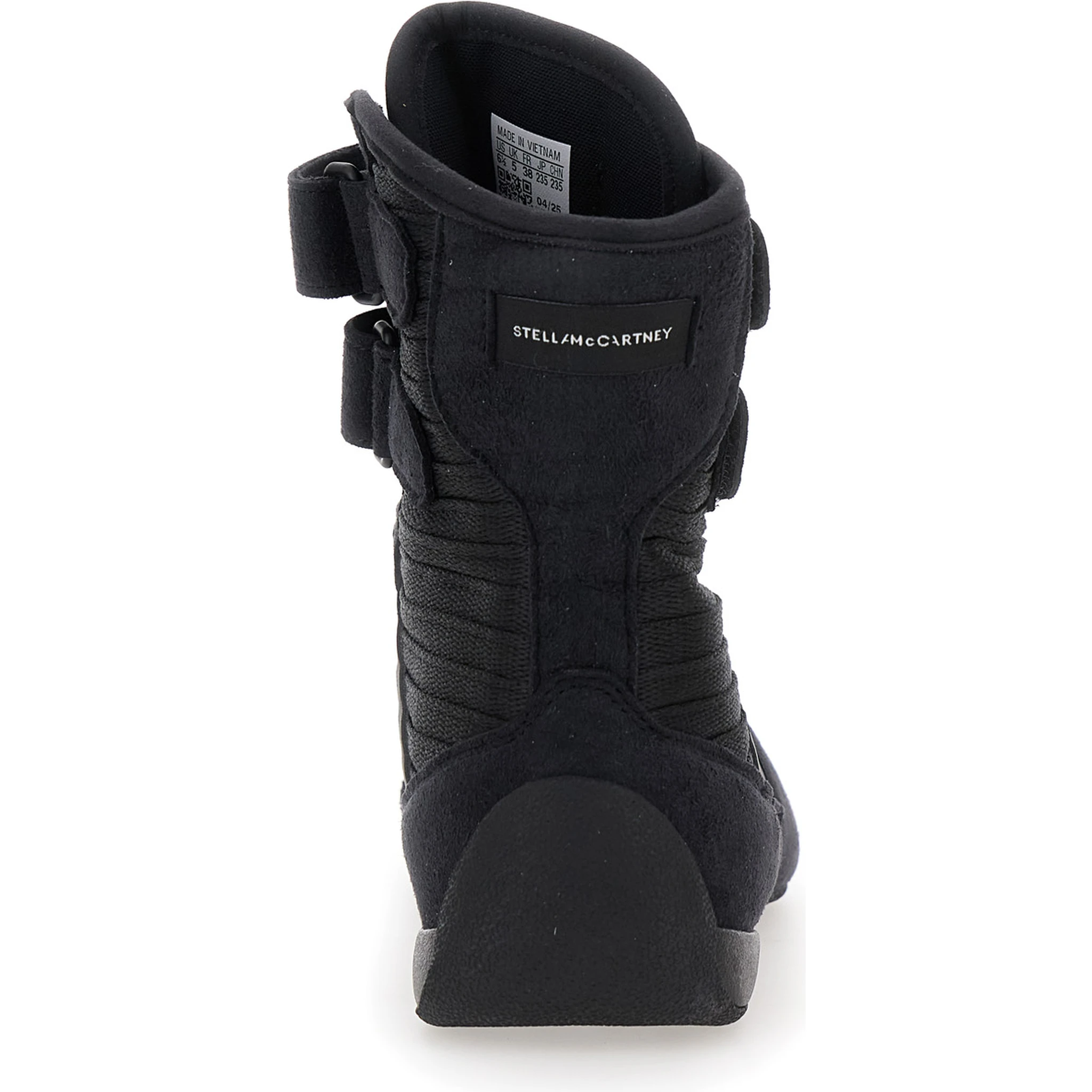 Rasant Black Sneakers with Strap Closure and Logo Detail on the Side in Tech Fabric Woman