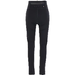 Black Leggings with Back Pocket in Tech Fabric Woman