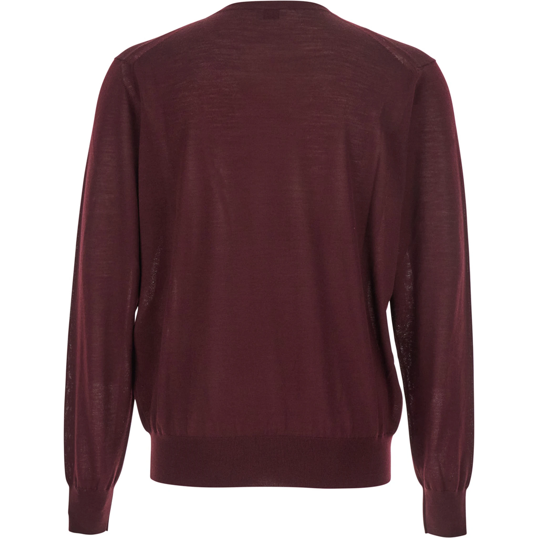 Bordeaux Crewneck Sweater with Cassandre in Cashmere Man