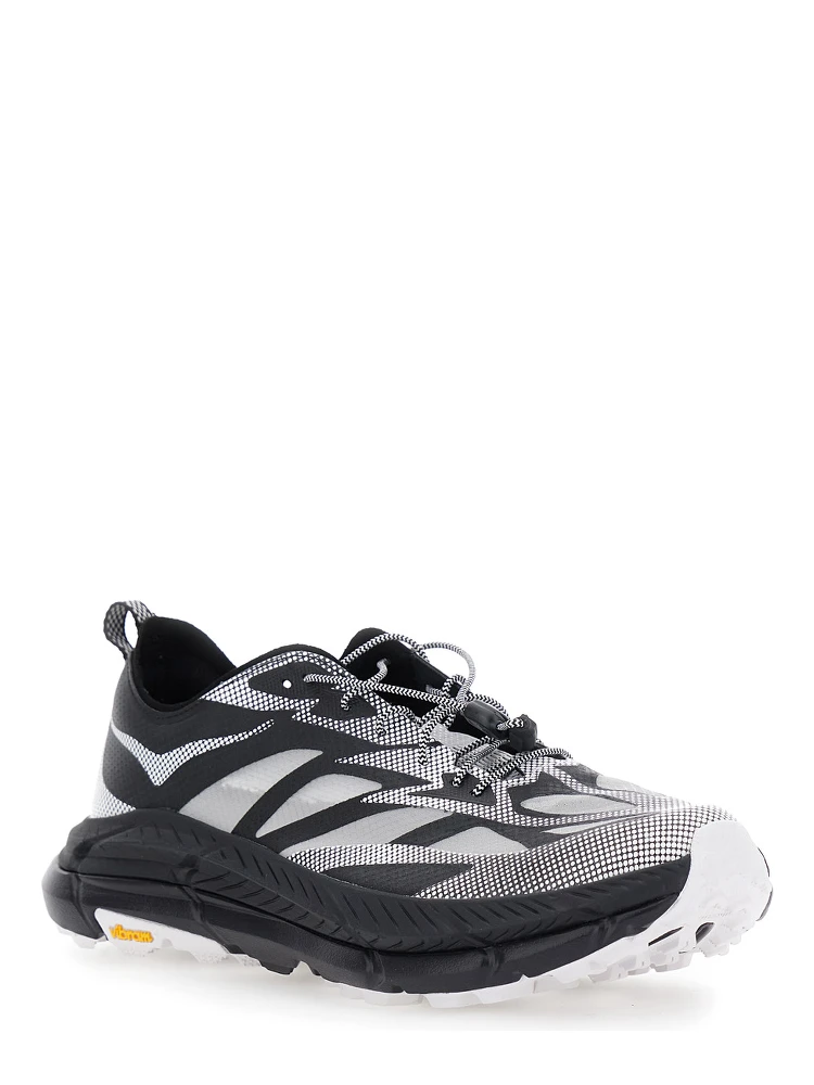 Mafate Speed 4 Lite Black Low Top Sneakers with Mesh Panels in Tech Fabric Unisex alternative