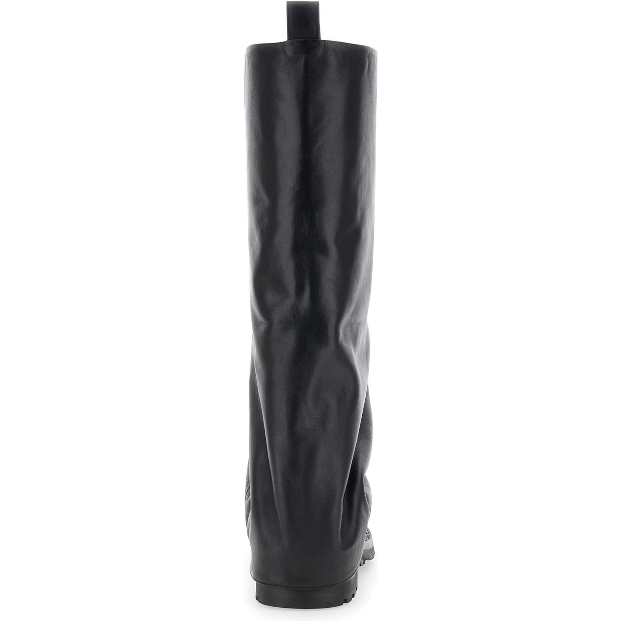 Ranger Black Leather Boots Woman