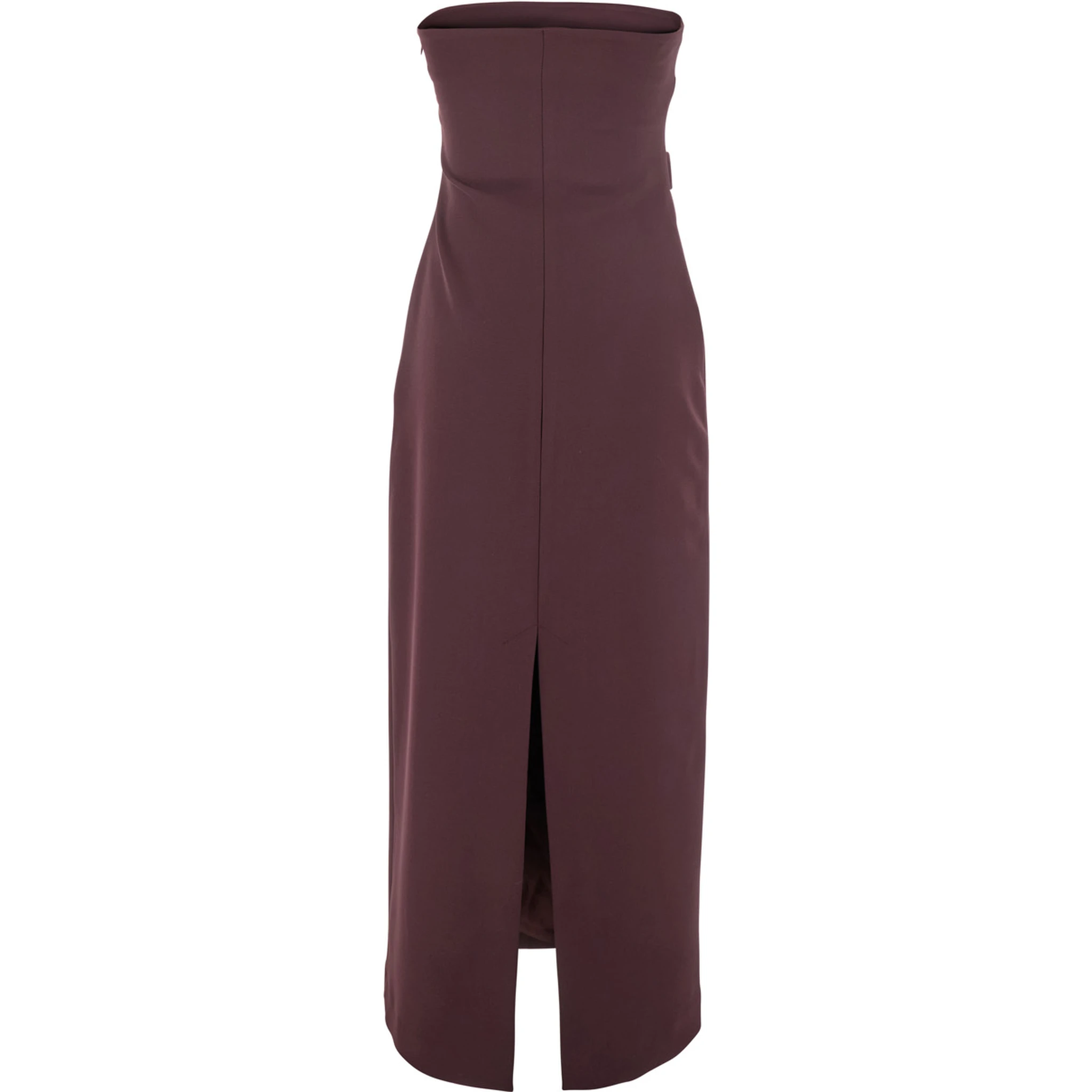 Bordeaux Bustier Dress in Tech Fabric Woman