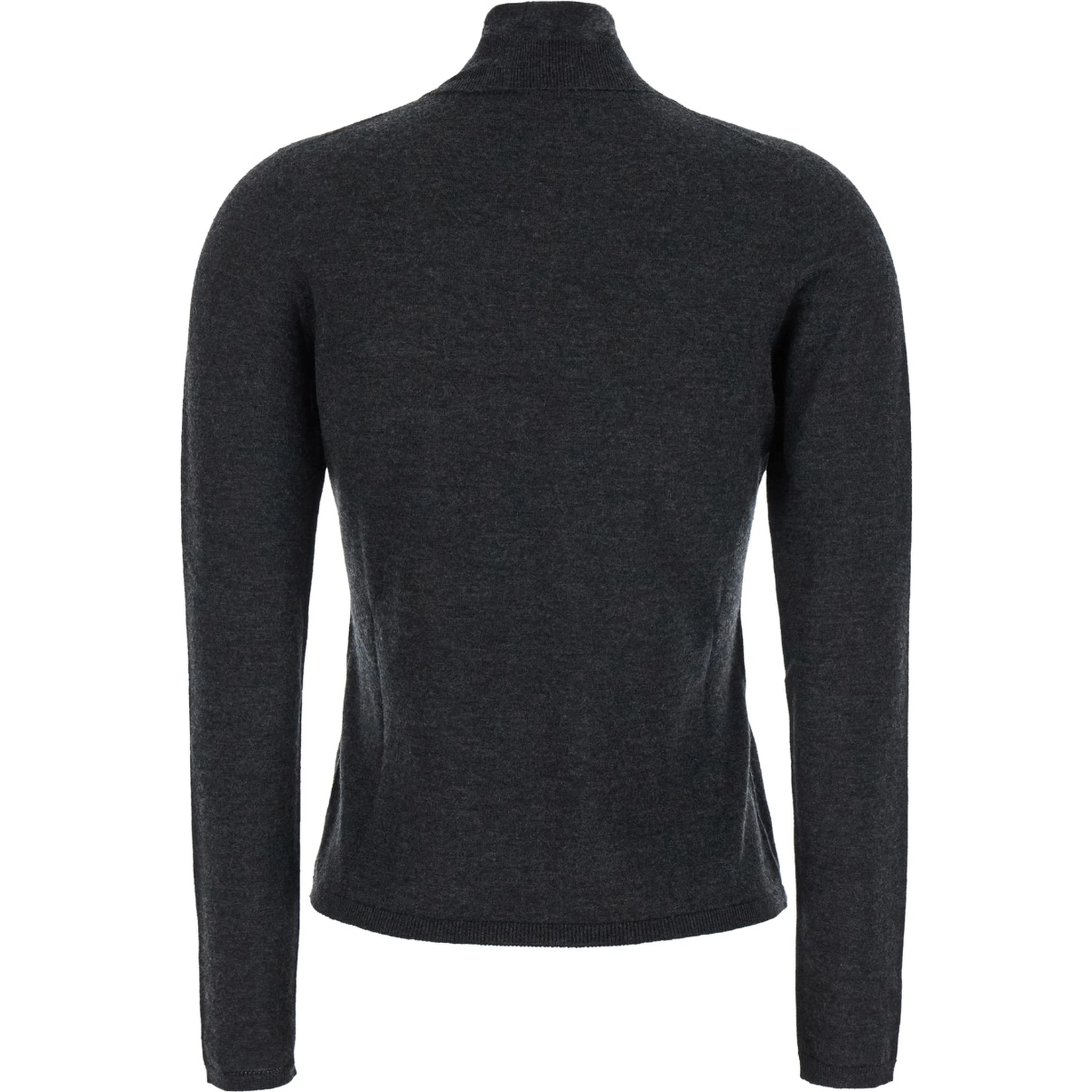 Adda Grey High Neck Sweater in Cashmere Woman