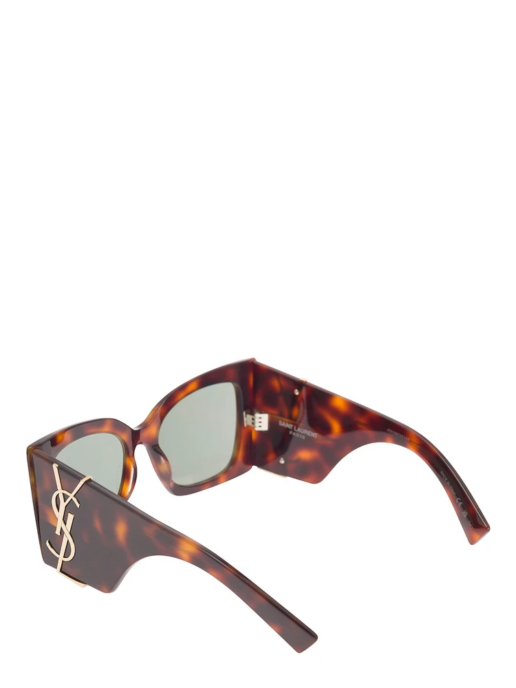 SL M119 Blaze Sunglasses in Brown Acetate Woman alternative