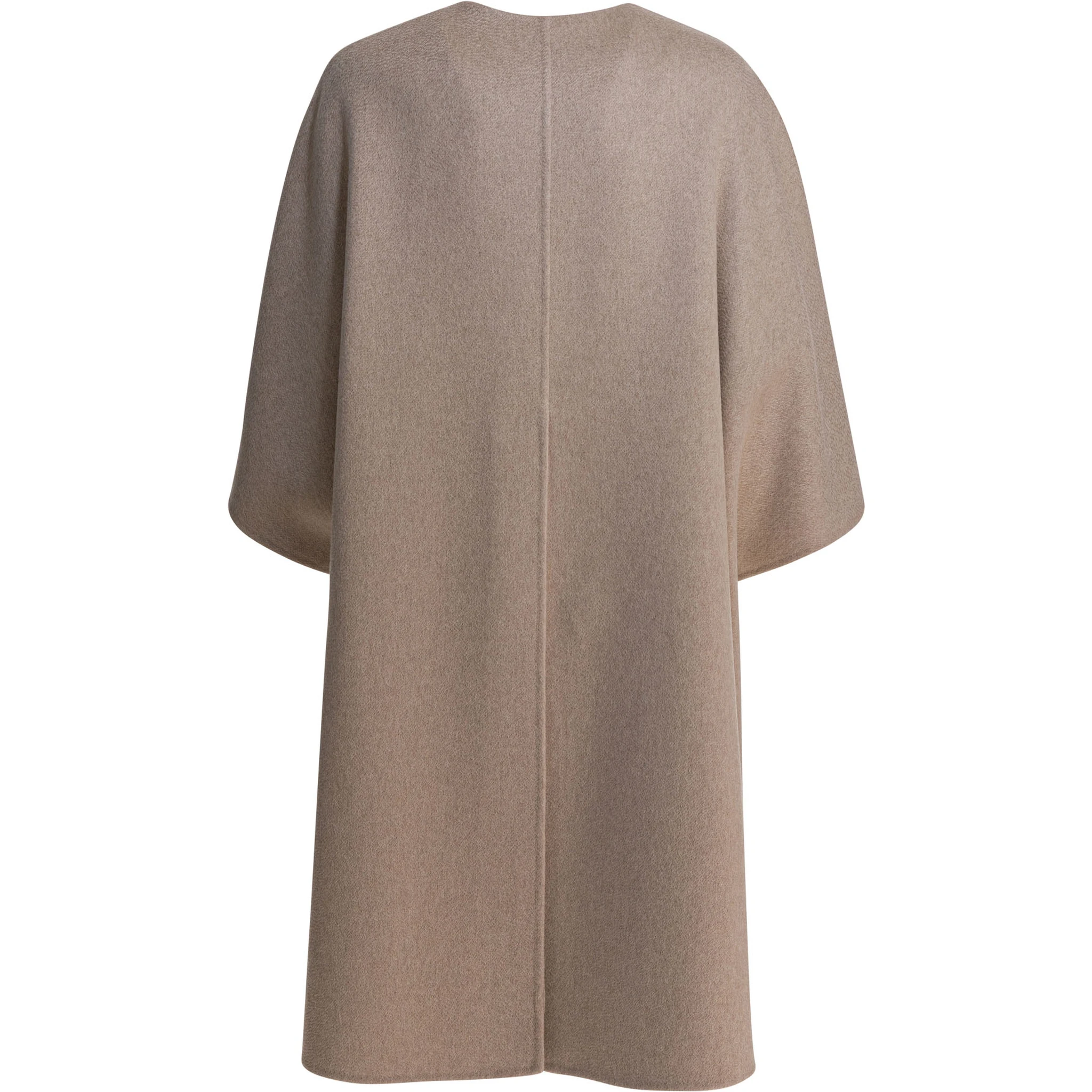 Cashmere midi cape