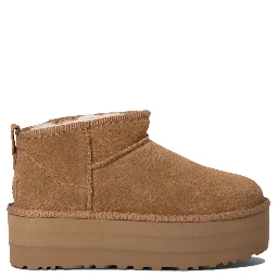 "Classic Ultra Mini Platform" ankle boots