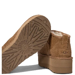 "Classic Ultra Mini Platform" ankle boots
