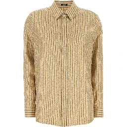 FORMAL SHIRT PINSTRIPE CHAIN ON RESPONSIBLE SILK T