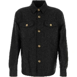 BLOUSON FABRIC VISCOSE WOOL JACQUARD LUREX DIS. LE