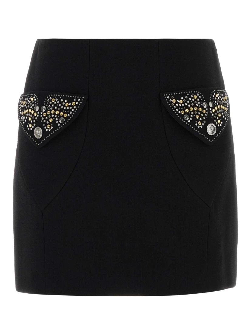 SKIRT RESPONSIBLE LIGHT WEIGHT DOUBLE WOOL CREPE