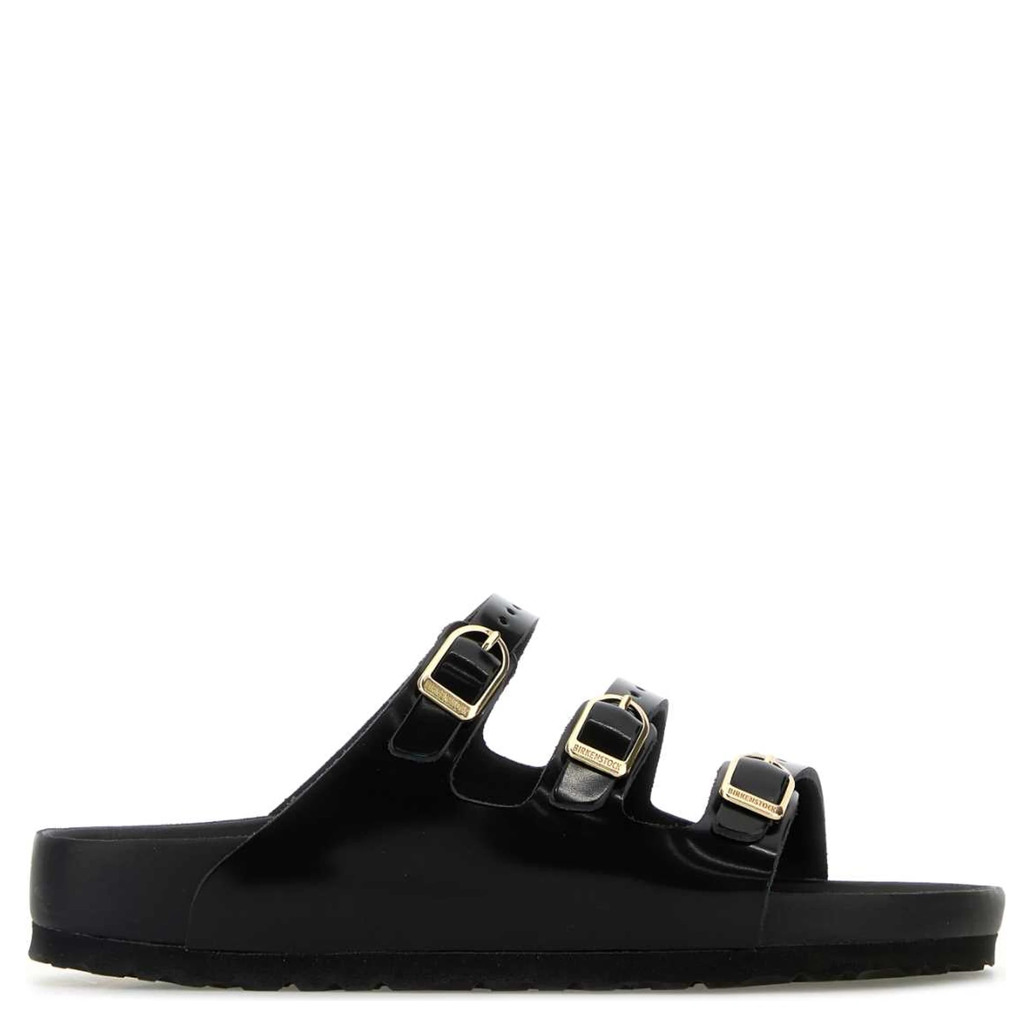 FLORIDA DBUCKLE EXQUISITE SHINE BLACK, NATURAL LEA
