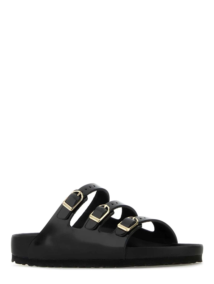 FLORIDA DBUCKLE EXQUISITE SHINE BLACK, NATURAL LEA