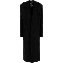 DRAPED HOOD COAT