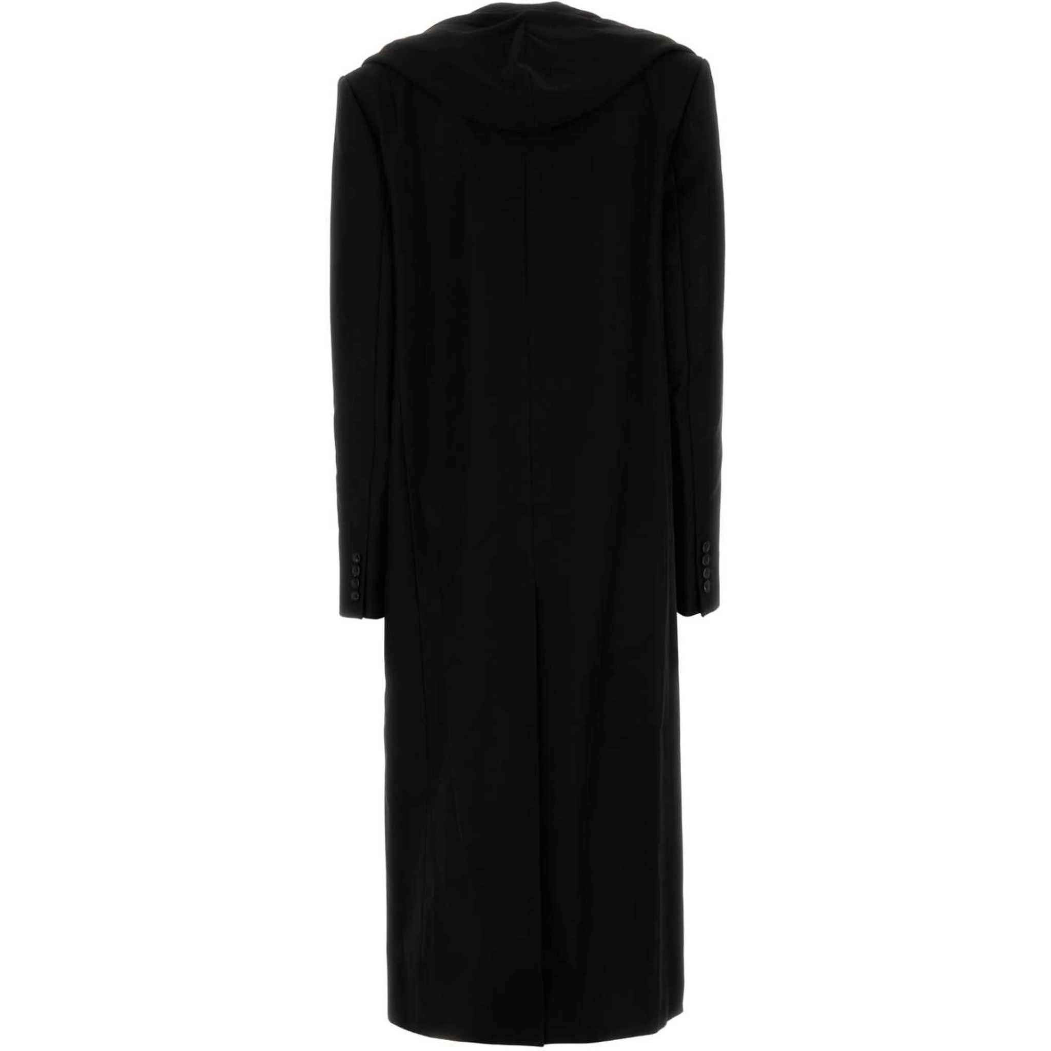 DRAPED HOOD COAT