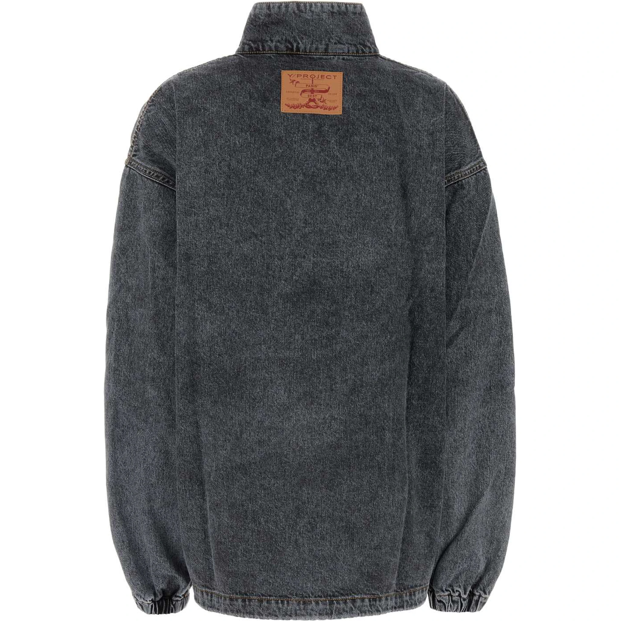 EVERGREEN PINCHED LOGO DENIM WINDBREAKER
