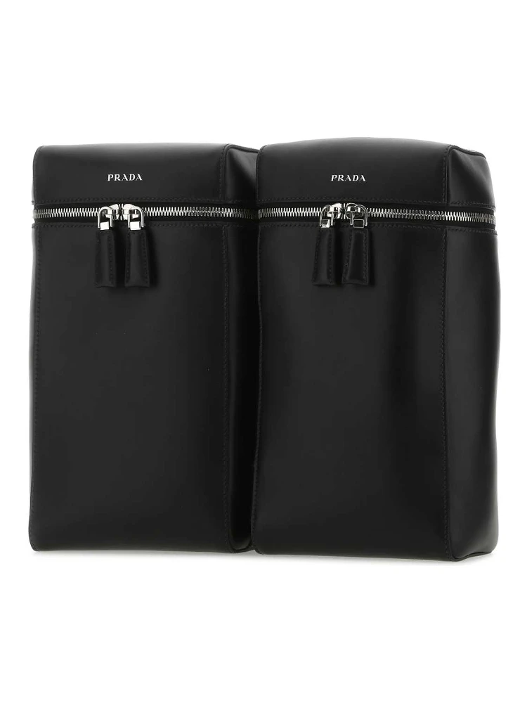 Double leather backpack alternative