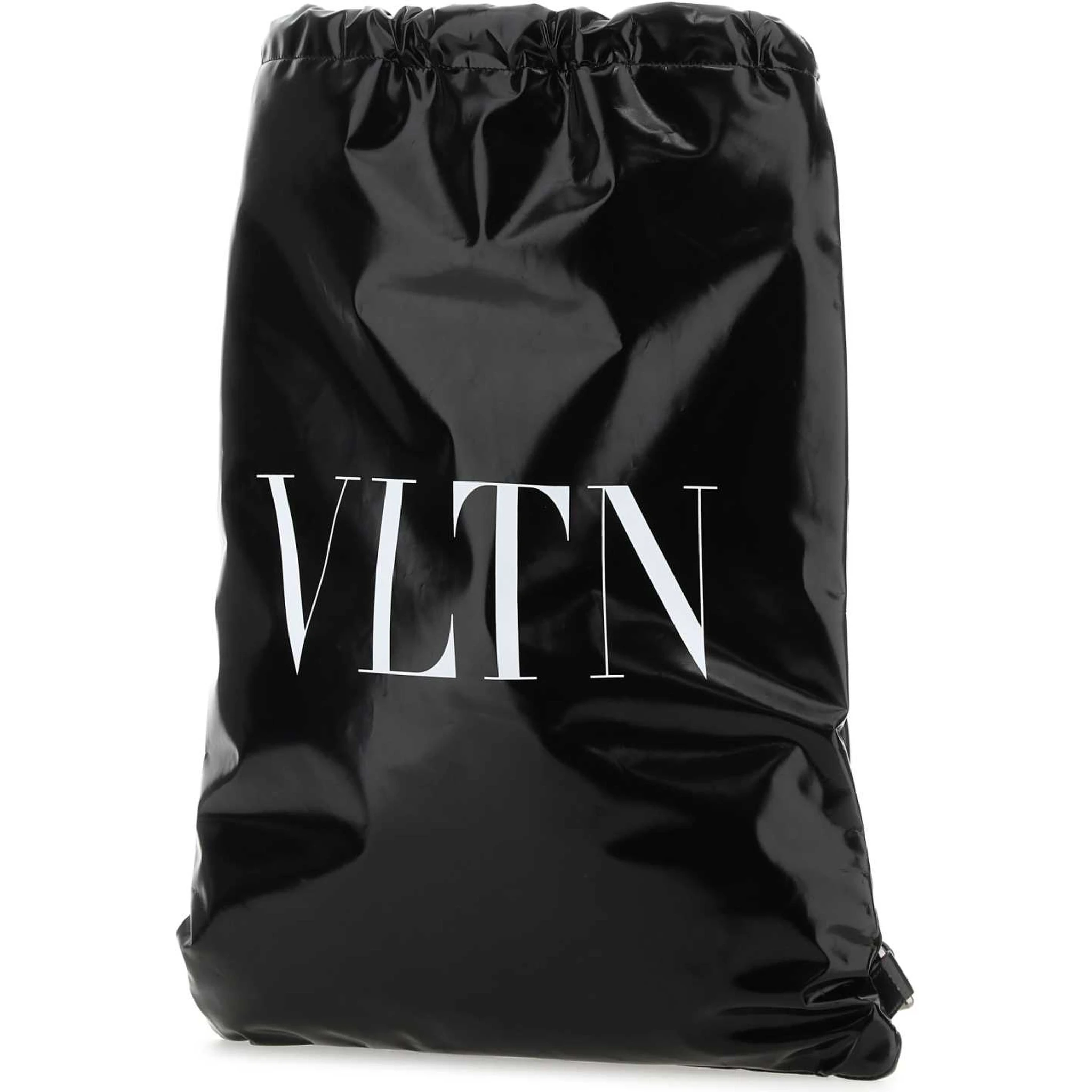 VLTN patent leather backpack