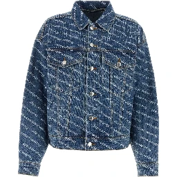 GAME JACKET W LOGO PRINT CLEAR BEAD HOTFIX