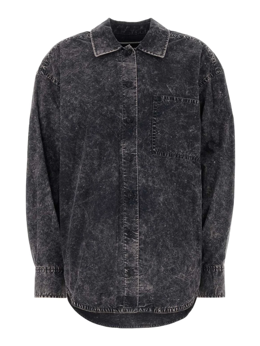 OVERSIZED SHIRT WITH PATCH POCKET