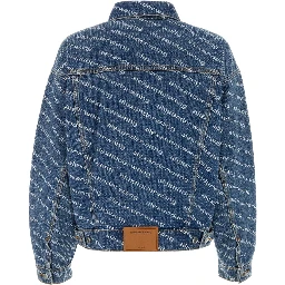 GAME JACKET W LOGO PRINT CLEAR BEAD HOTFIX