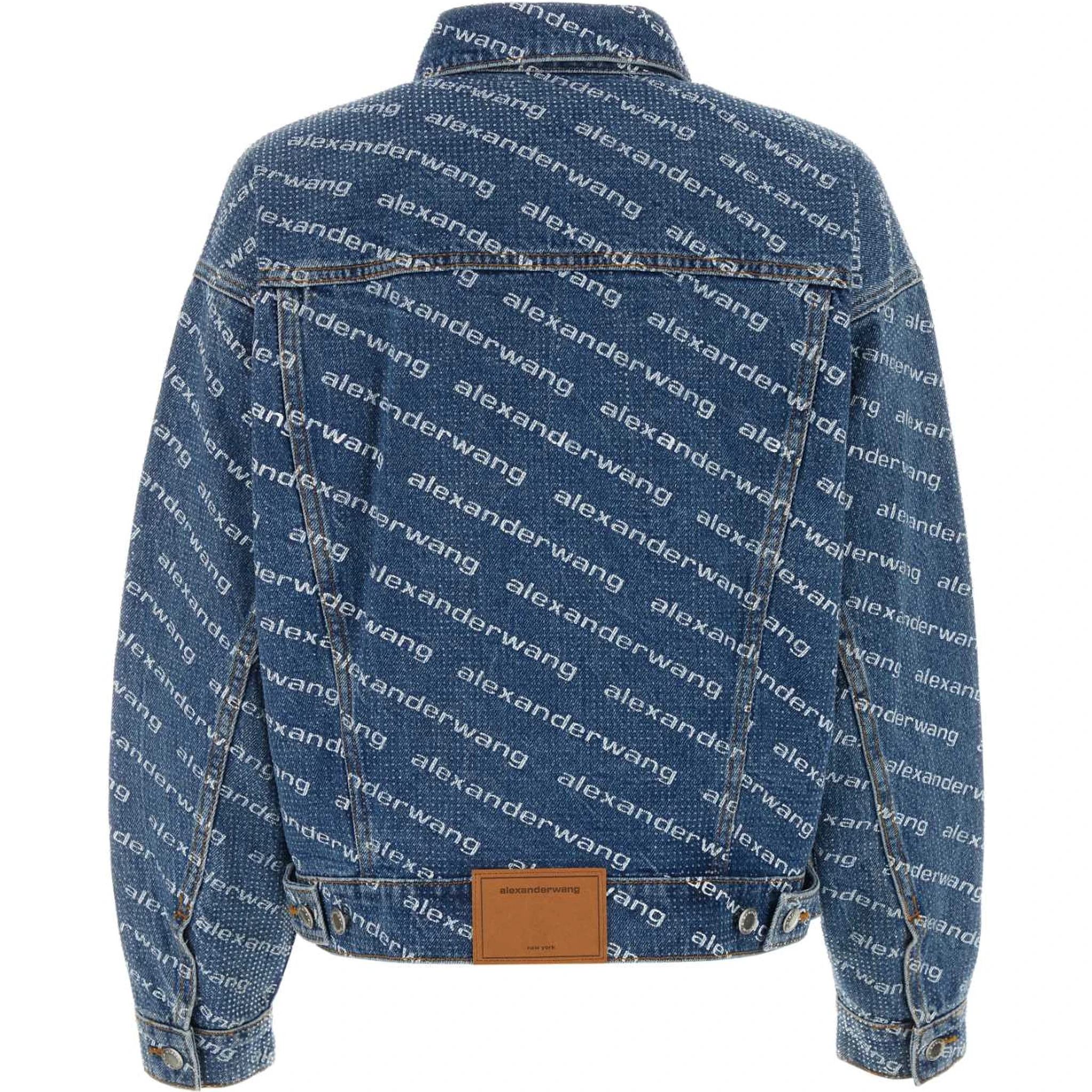 GAME JACKET W LOGO PRINT CLEAR BEAD HOTFIX