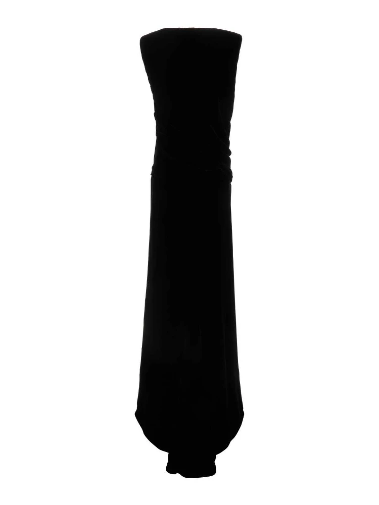 GOWN | SOLID | VELVET alternative