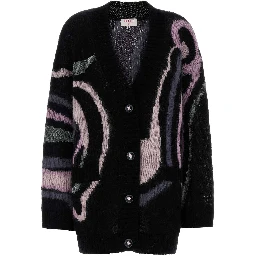 L.S. CARDIGAN - MARMO GRUNGE - PLACED