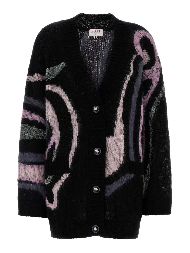 L.S. CARDIGAN - MARMO GRUNGE - PLACED