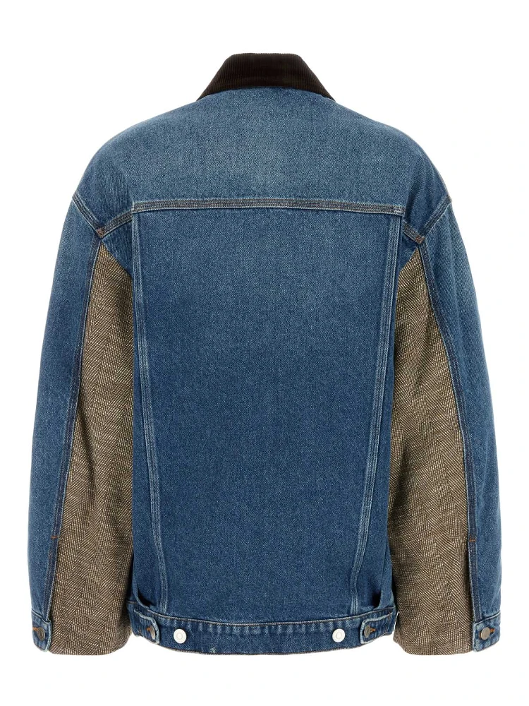TWEED AND DENIM JACKET alternative