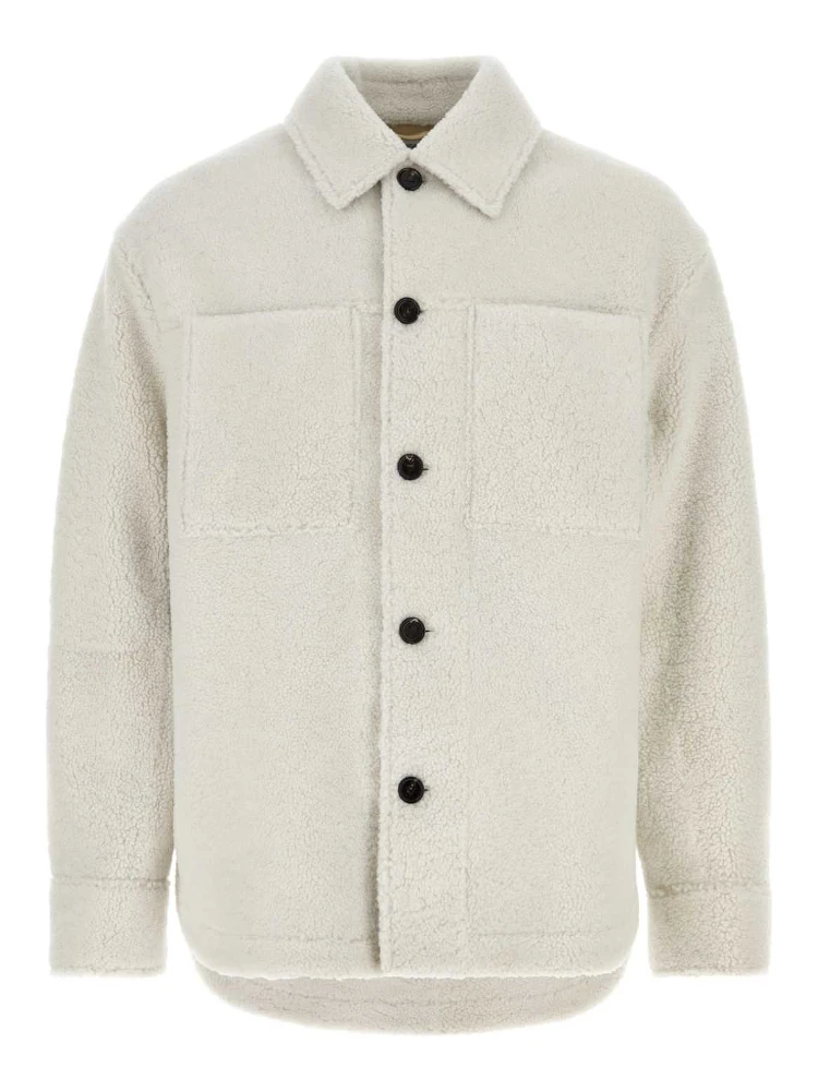SHEARLING SHIRT OVERSIZE
