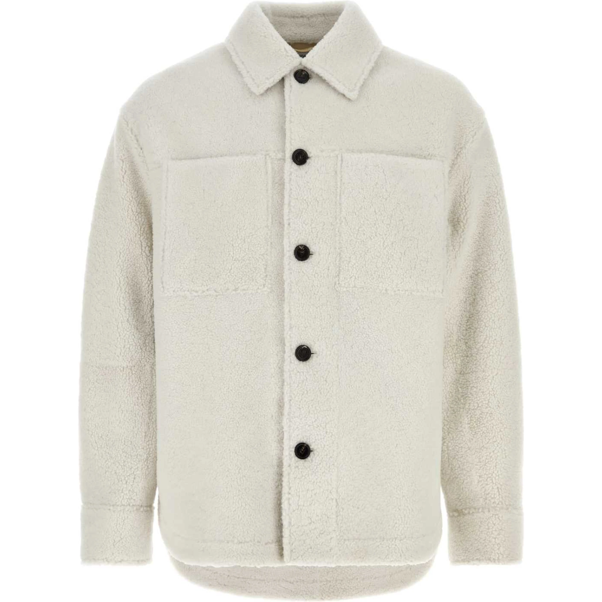 SHEARLING SHIRT OVERSIZE